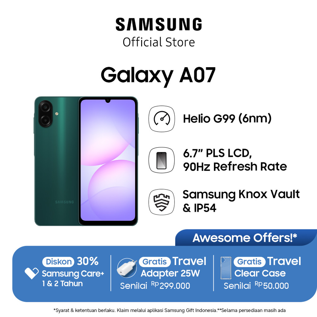 Samsung Galaxy A07 4/128GB - Green