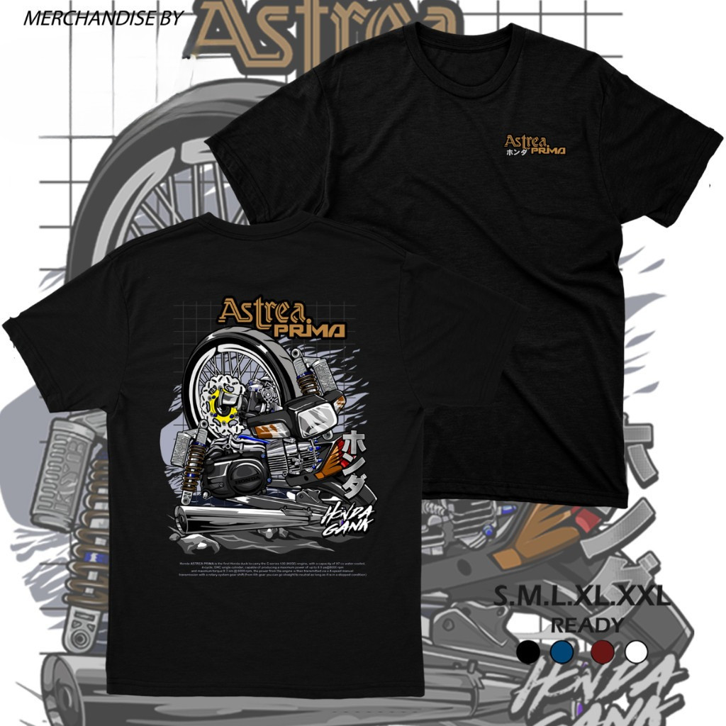 v132 fashion_okkBaju Kaos Atasan Honda Astrea Prima Distro Original Murah Keren Ukuran S M L Xl Xxl 