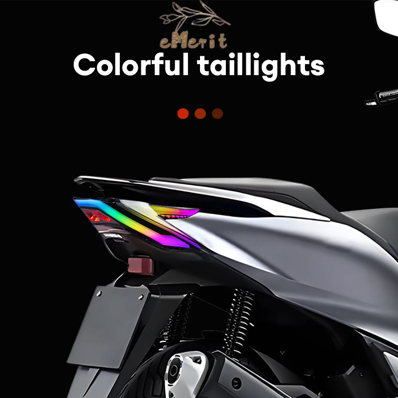 Lampu Belakang Modifikasi RGB untuk Motor HONDA 2021 PCX160 eMerit