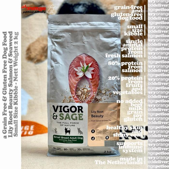 FURMIST Vigor & Sage Lily Root Beauty Salmon & Seaweed Small Breed Adult 2 kg - Low Sensitivity Heal