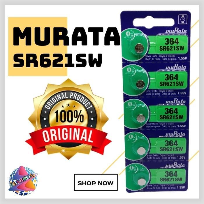 WfBerkah4 ORIGINAL BATERAI MURATA SR621 / BATERAI 364 / 621 MURATA SR 621 SW