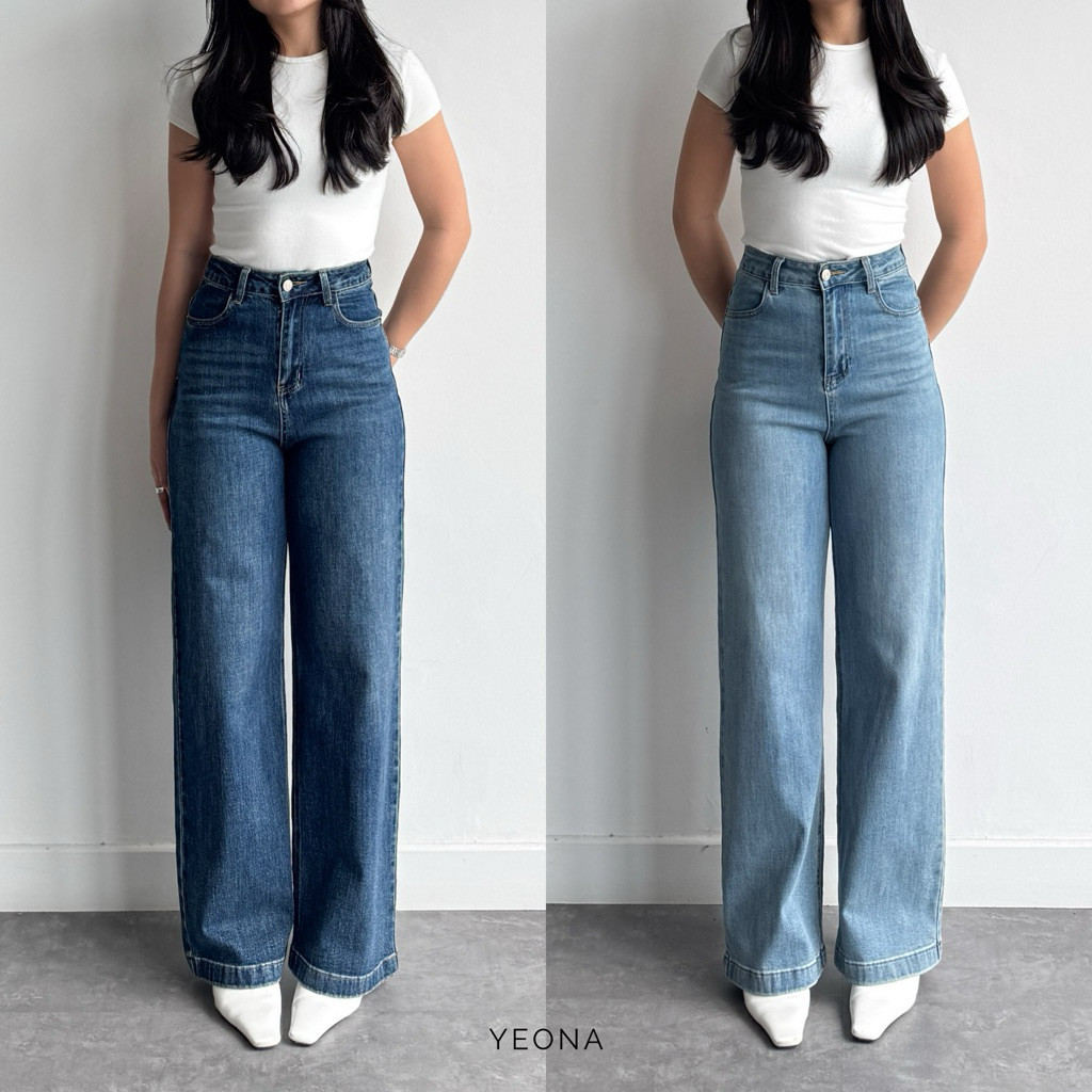 Yeona - Dune Jeans Stretchy Denim S-XXL