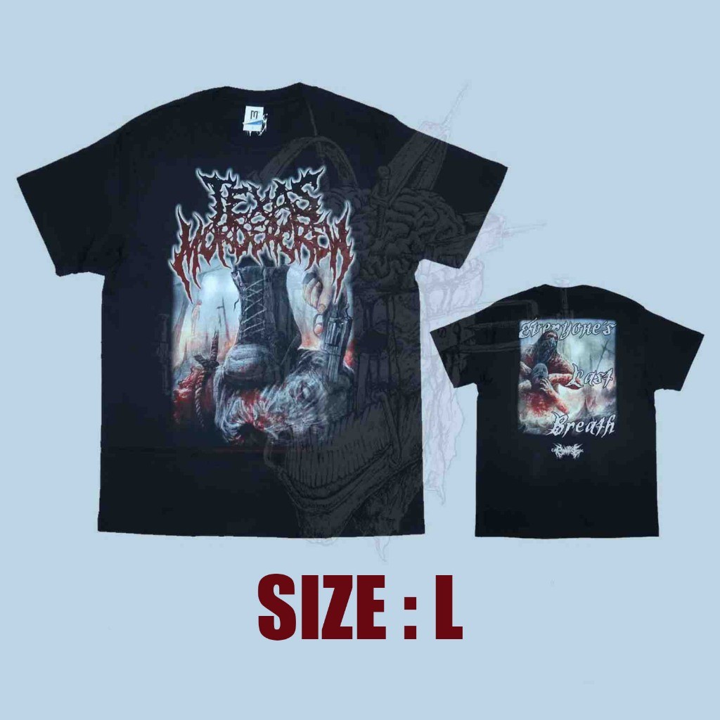 ORIGINAL & BERLISENSI - T-SHIRT - TEXAS MURDER CREW - EVERYONE'S LAST BREATH | BRUTAL DEATH METAL | 