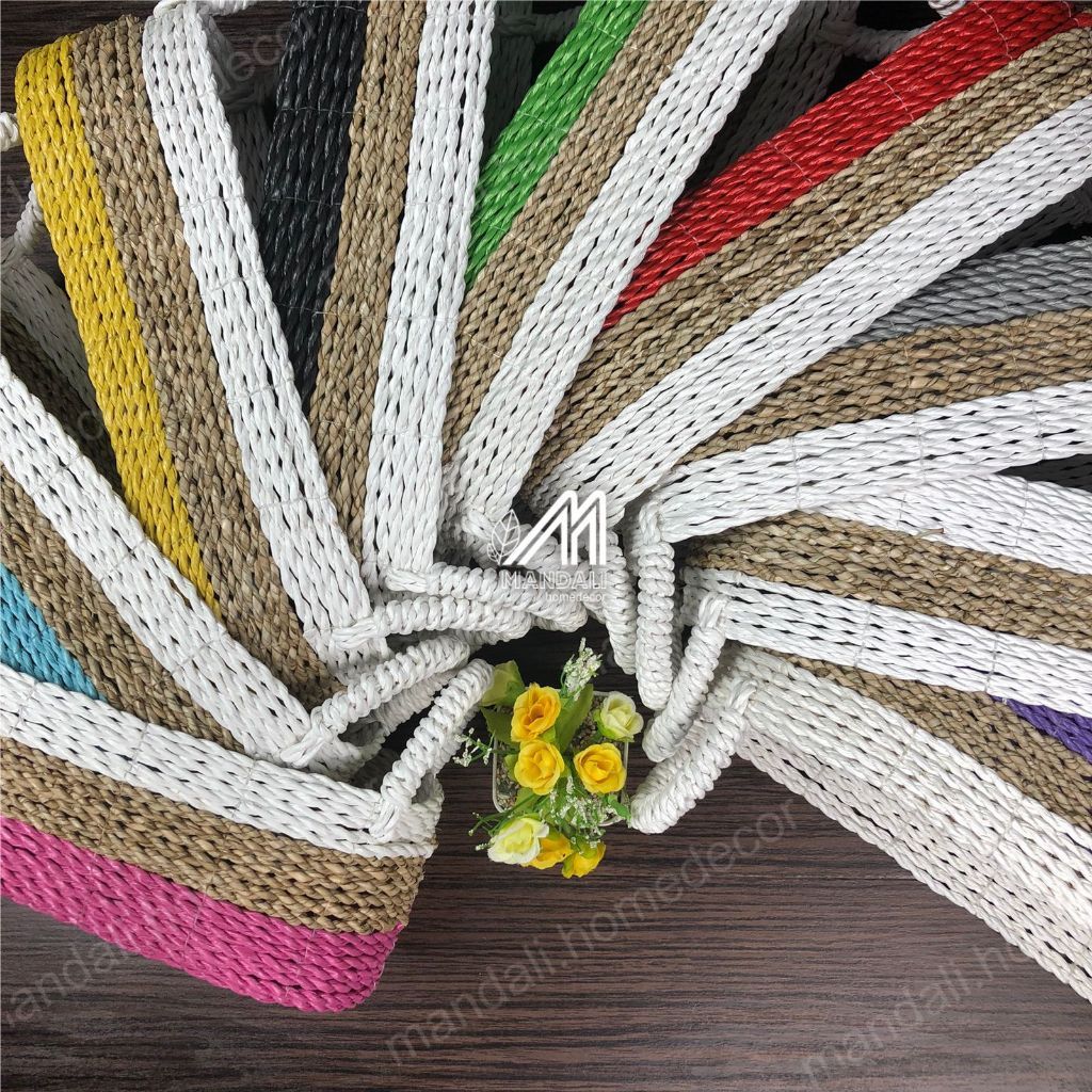 Keranjang Toples Keranjang Aqua Hampers Anyaman Seagrass Kerajinan Anyaman Jogja