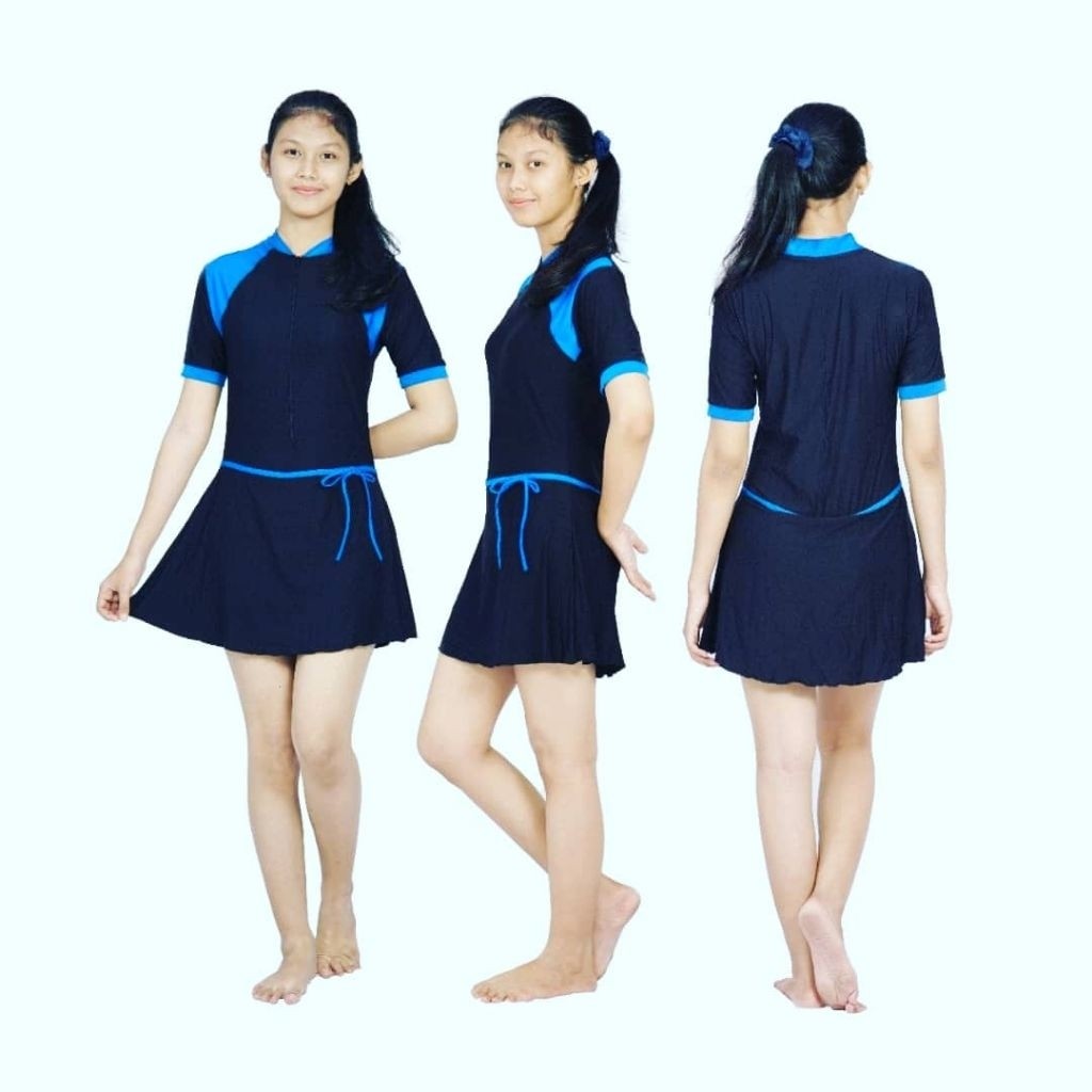 Baju Renang Wanita Diving Rok Pakaian Renang Rok Cup Bra