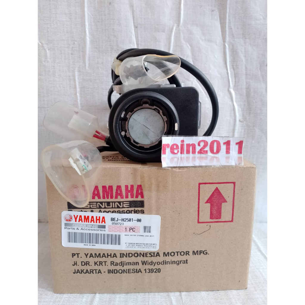 KUNCI KONTAK KEYLESS REMOTE FAZZIO FAZIO ASLI ORI YAMAHA BEJ H2501 00