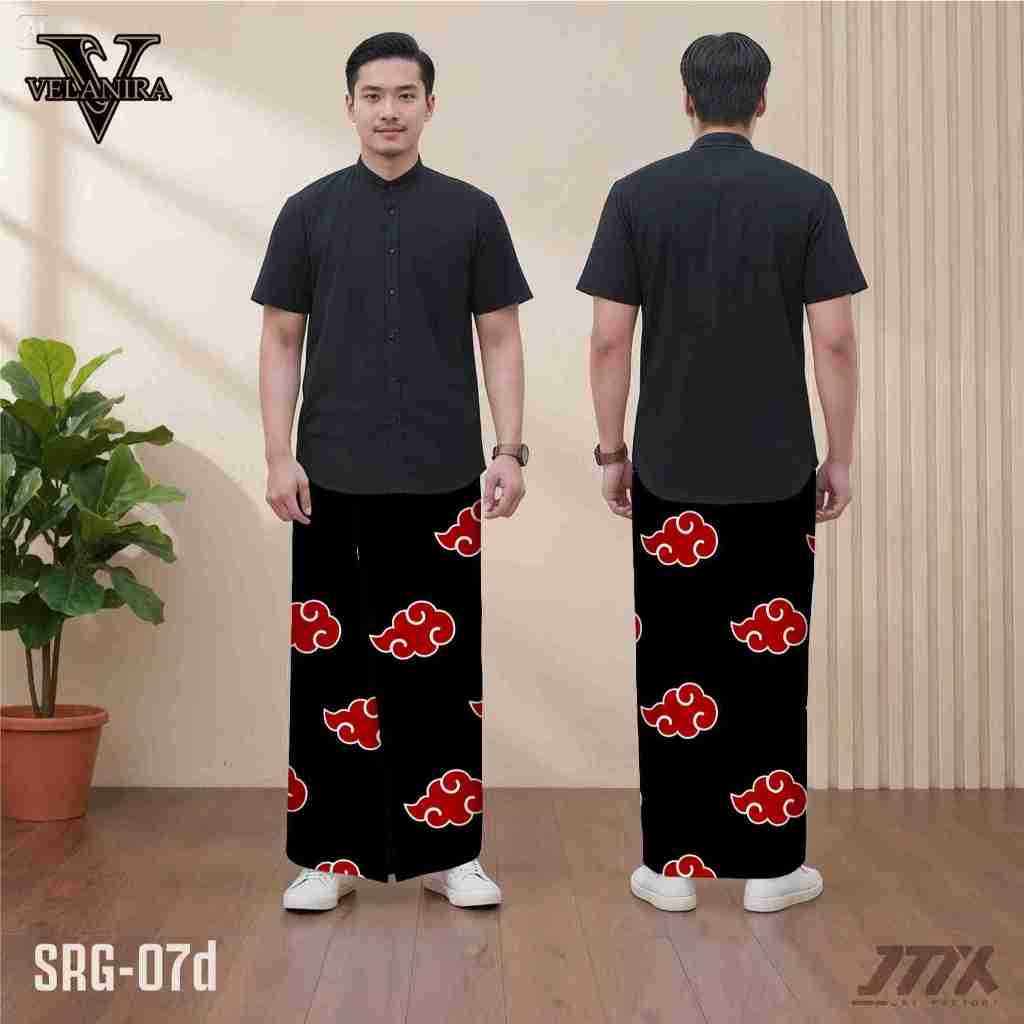 sarung instan motif akatsuki laki laki sarung motif akatsuki dewasa fullprinting  SRG-07f