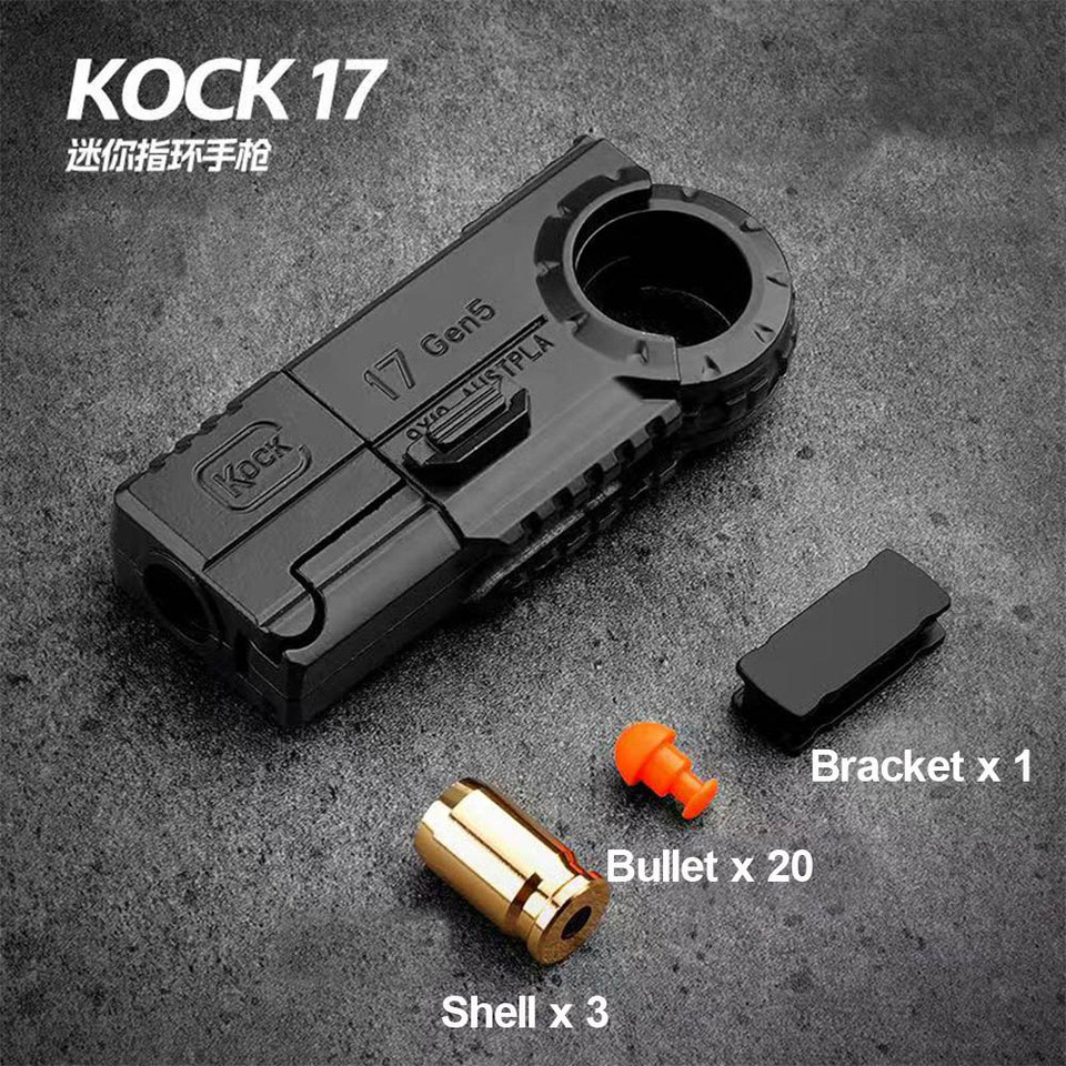 Fidget Toy Gun Toys EDC Ring Metal Toy For Adults Desktop Decorations Christmas Gift Dropship