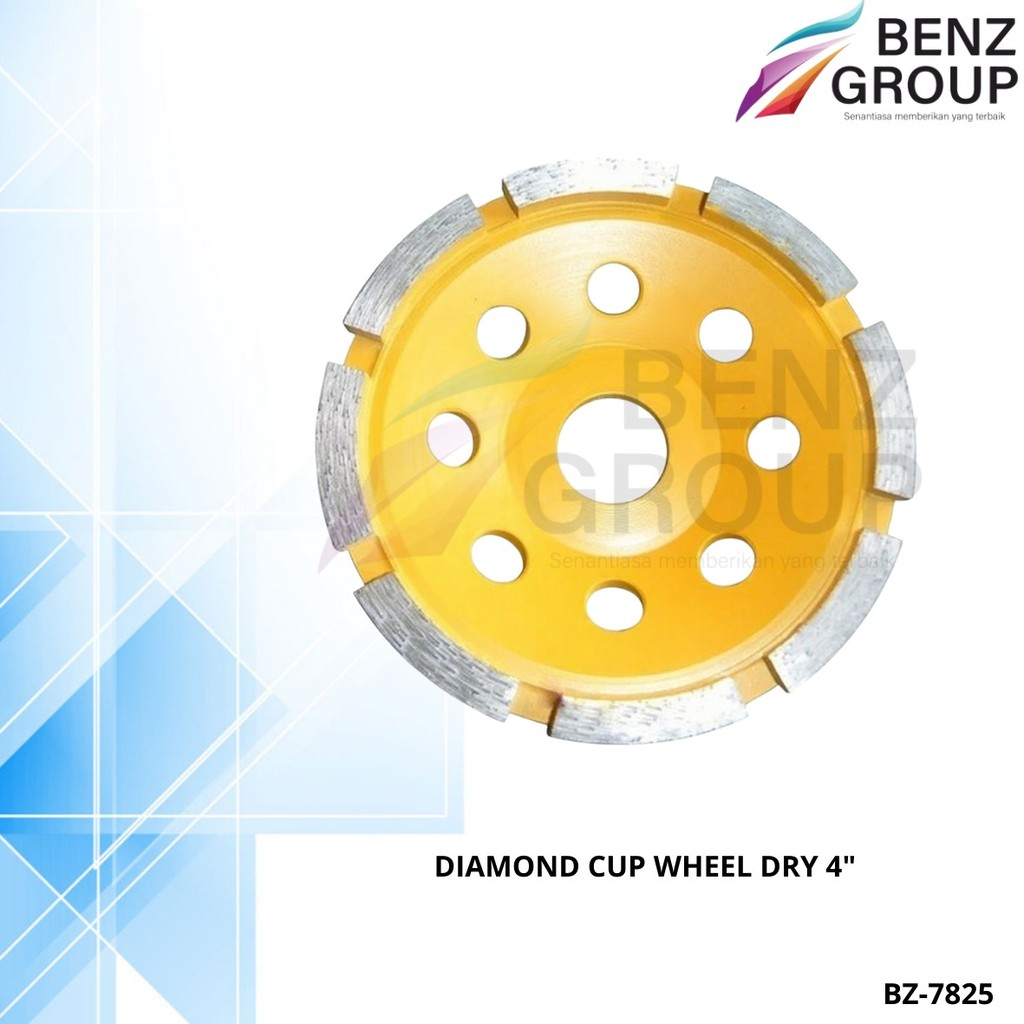 Diamond Cup Wheel Dry 4"-Diamond Grinding Wheel segment 4inch BENZ / Diamond Cup Wheel Dry 4"-Diamon