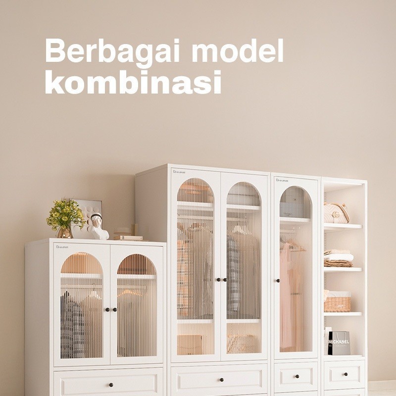 Wardrobe Lemari Pakaian Gantung Lemari Baju Lemari Besi Pakaian Lemari Baju Besi Minimalis