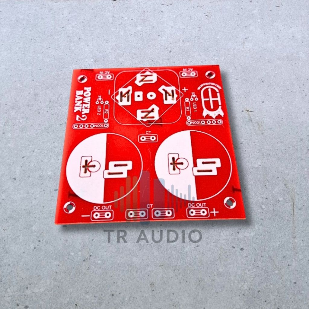 PCB Power Supply 2 Elco Penyearah AC ke DC Amplifier Support Dioda Sisir Kiprok Lengkap