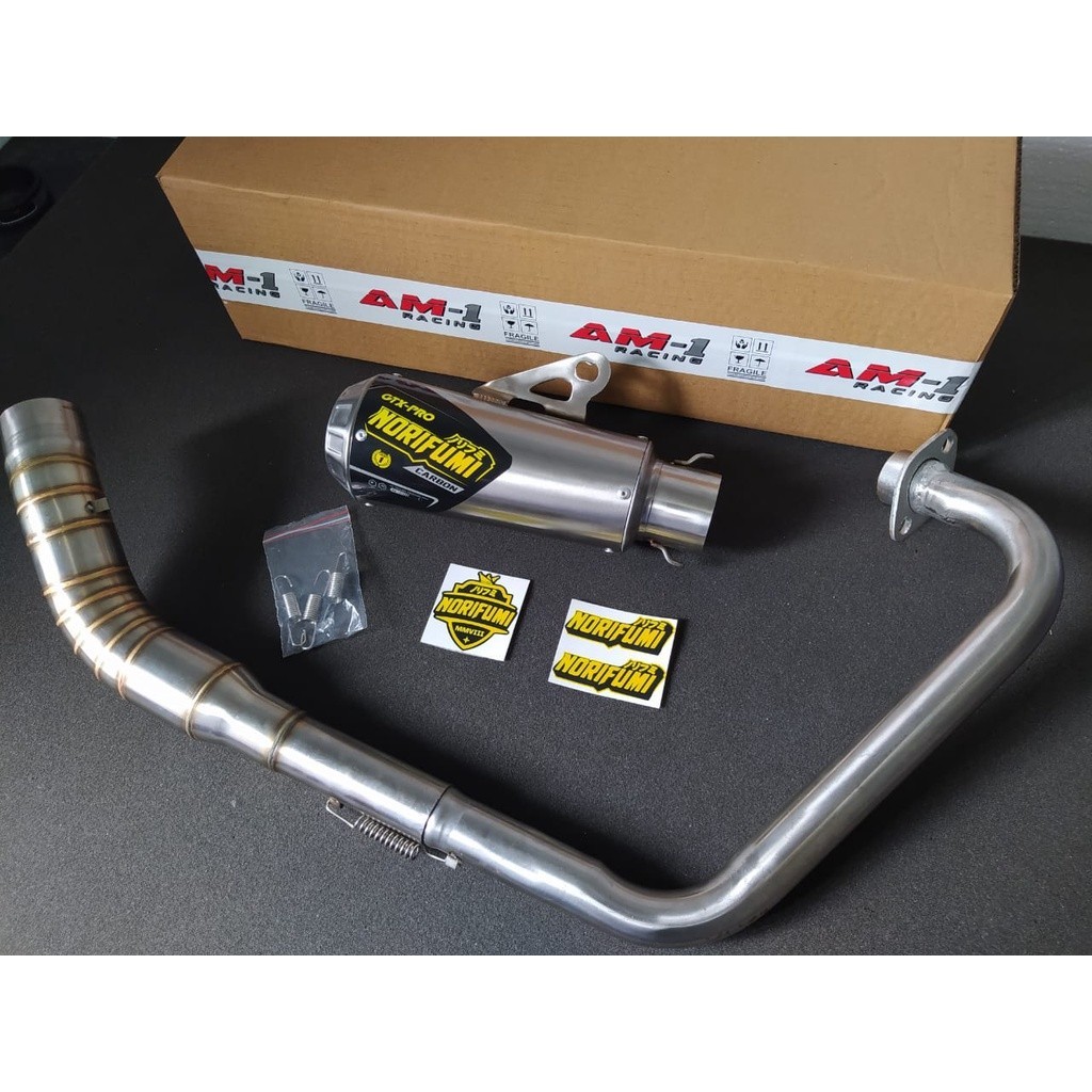 Knalpot Racing Norifumi Gtx/Pro R15 V2 V3 Vixion New Old MT15 Byson Xabre Scorpio Z