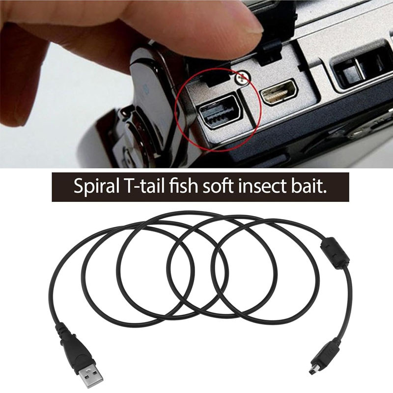 Kabel Data USB 2.0 UC-E6 1.5M - Kompatibel Nikon DSLR Coolpix S2500 S2700 S3500 D7500 D750