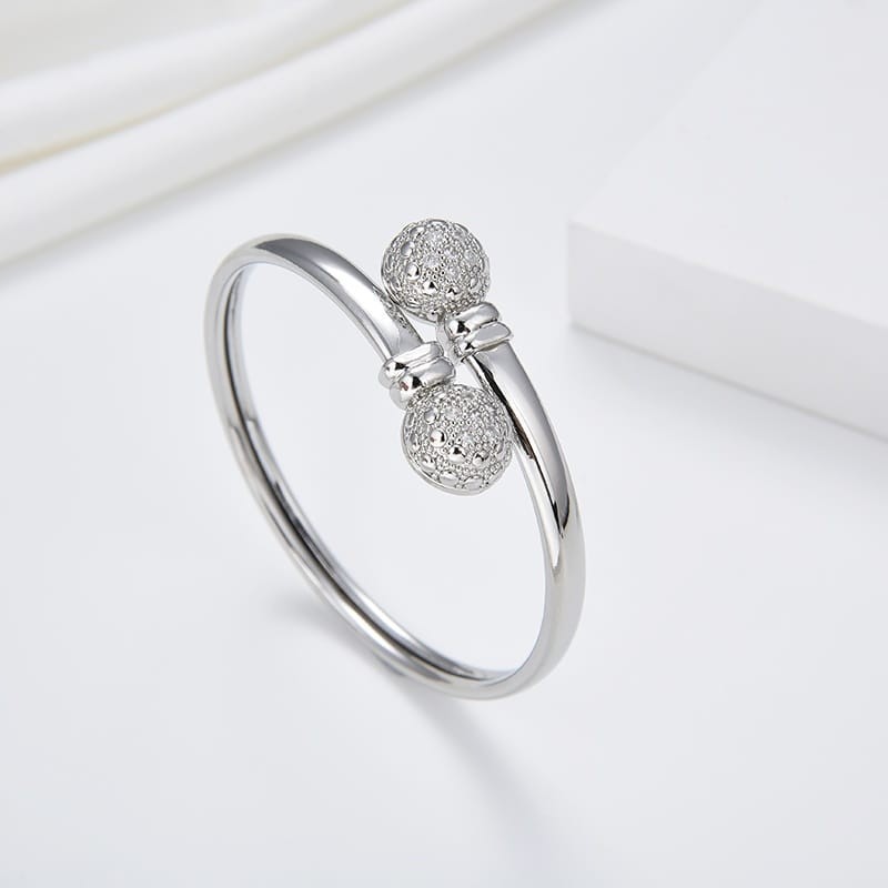 Gelang bangle  boba silver  /Gelang emas wanita / Gelang wanita