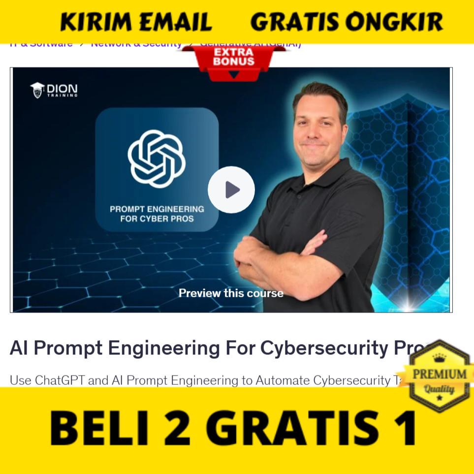 Ai Prompt Video Course- AI Prompt Engineering For Cybersecurity Pros | Learn AI Prompt Video Lessons