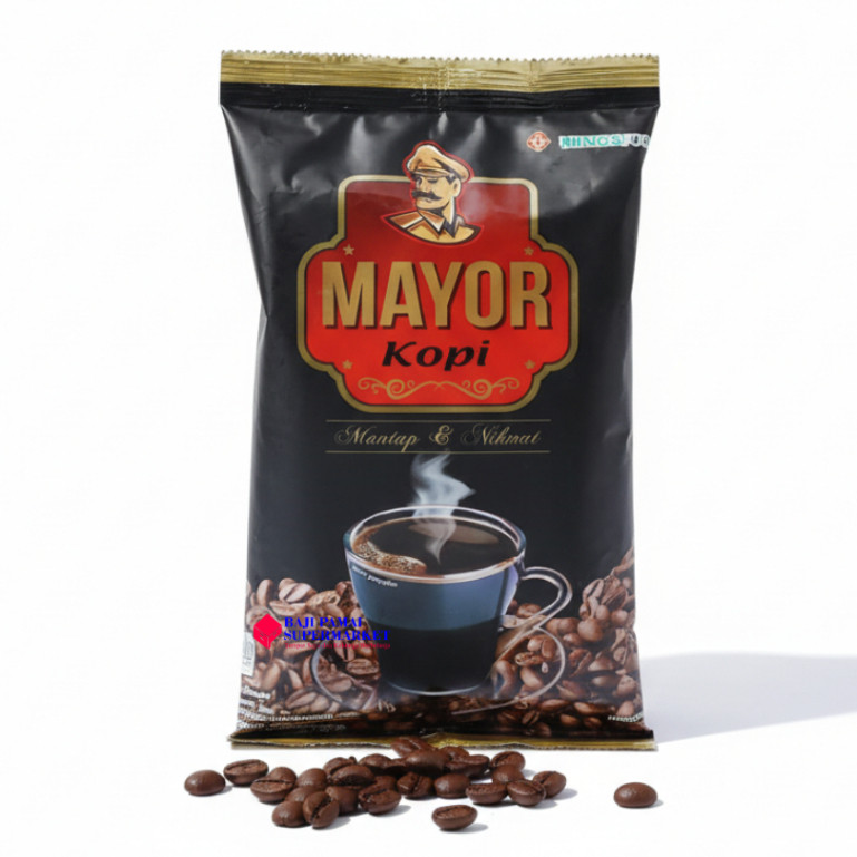 KOPI BUBUK HITAM MAYOR 120GR AMERICANO WINGS TANPA GULA SEREALIA HALAL