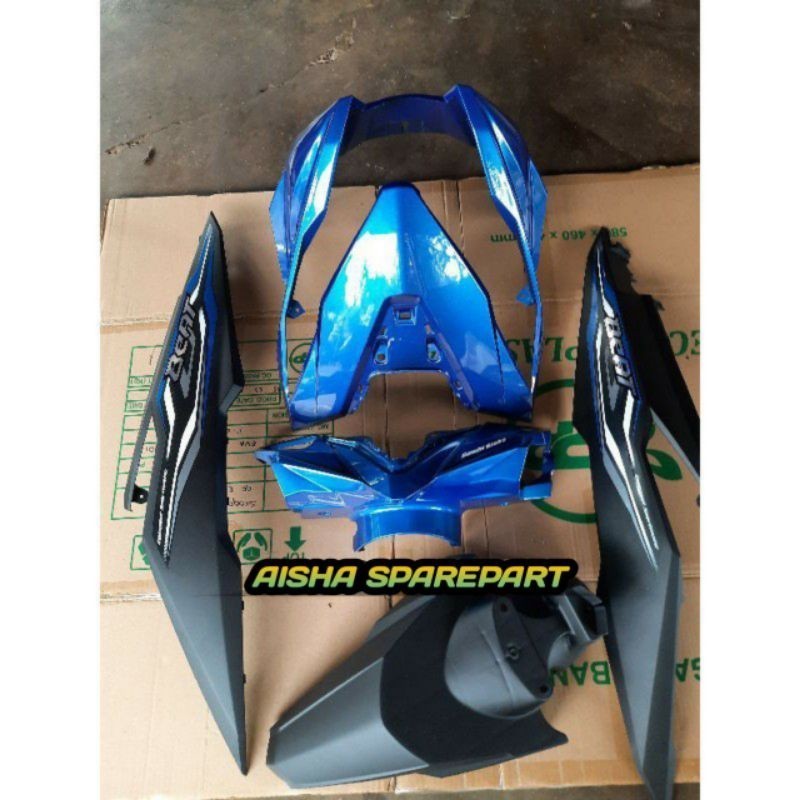 Full Body Halus Honda Beat Fi All New Esp 2017-2019 Hitam Doff Biru