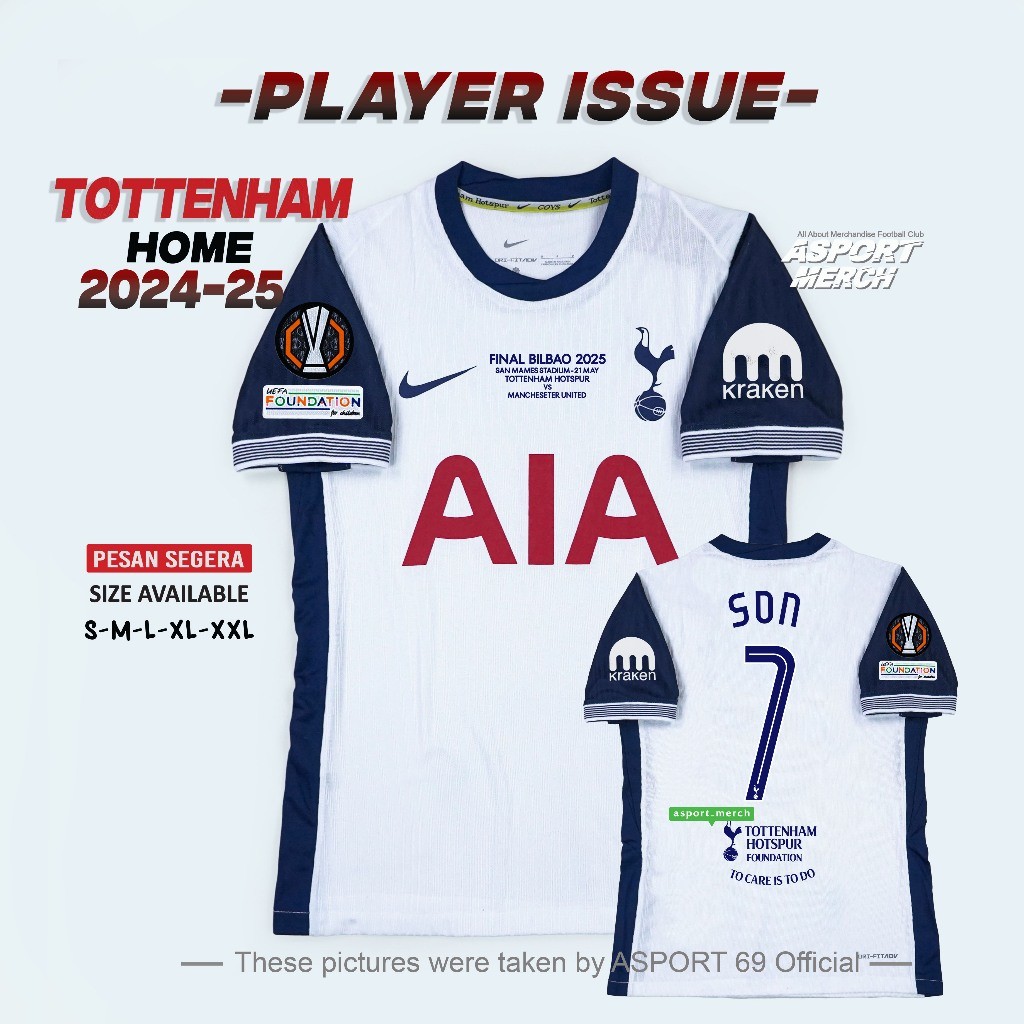 PLAYER ISSUE TOTTENHAM HOME 2024 2025