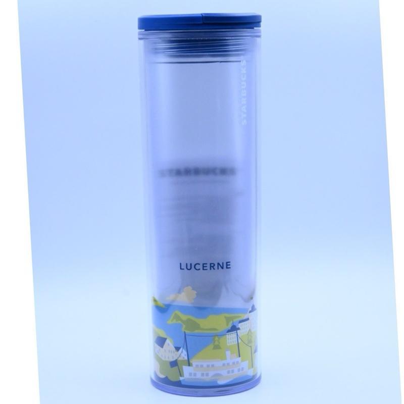 Starbucks Tumbler Lucerne Luzern Switzerland Swiss You Are Here 16 oz 473ml YAH Collection Botol Min