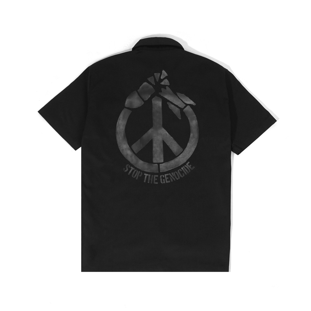 The Don's House LOCKEY - Workshirt / Kemeja Lengan Pendek Bahan Ripstop Slimfit Pria Wanita