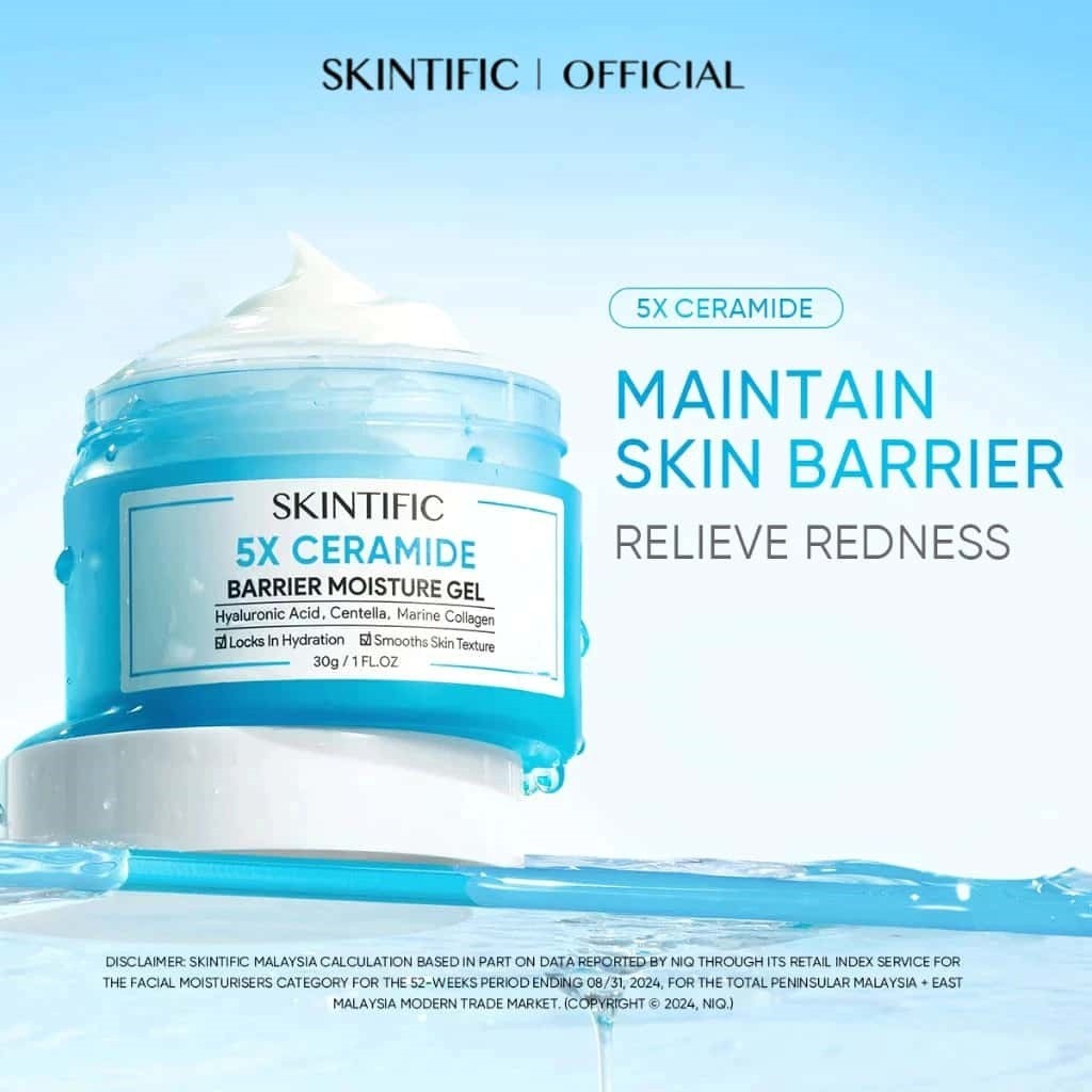 SKINTIFIC 5X Ceramide Barrier Moisture Gel 30g | SKINTIFIC 5X Ceramide Barrier Moisture | SKINTIFIC 