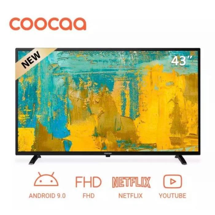 COOCAA TV LED 43 INCH SMART ANDROID DIGITAL TV COOCAA 43 S3G YOUTUBE