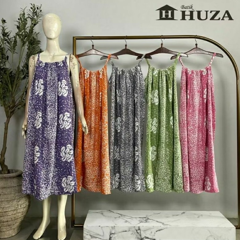 Huza Daster Gantung Jumbo Batik Shantung Ld124 Pb118