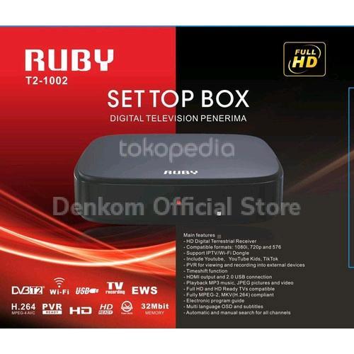 Set Top Box STB Tv Dital Receiver Tv Merubah Tv Analog Jadi Dital