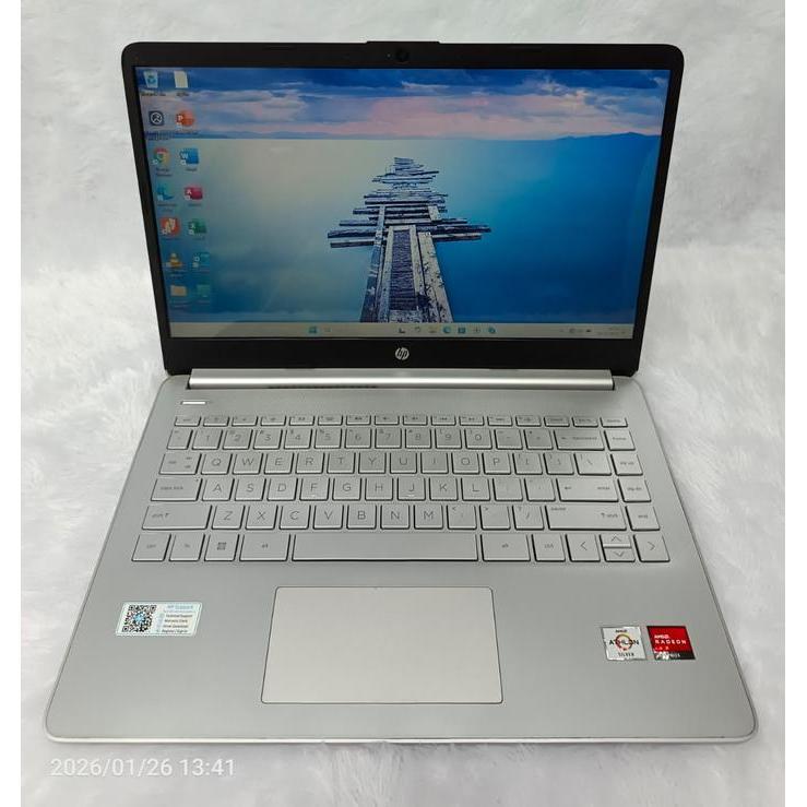 LAPTOP HP 14S FQ0562 AMD ATHLON SILVER 3050U RAM 8 GB SSD 512 GB WINDOWS 11 SIAP PAKAI