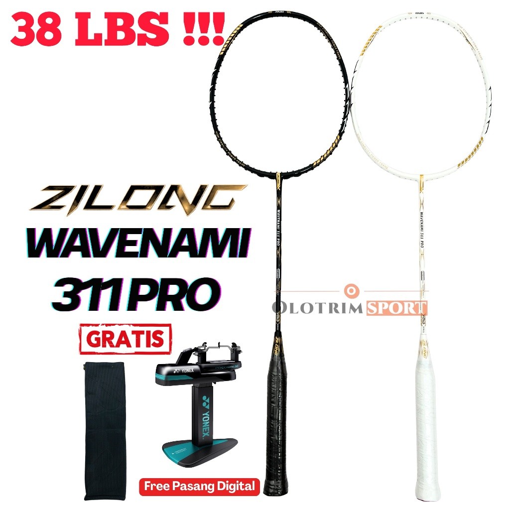 [LIMITED EDITION] ZILONG WAVENAMI 311 PRO 38LBS Raket Badminton 100% ORIGINAL ZILONG