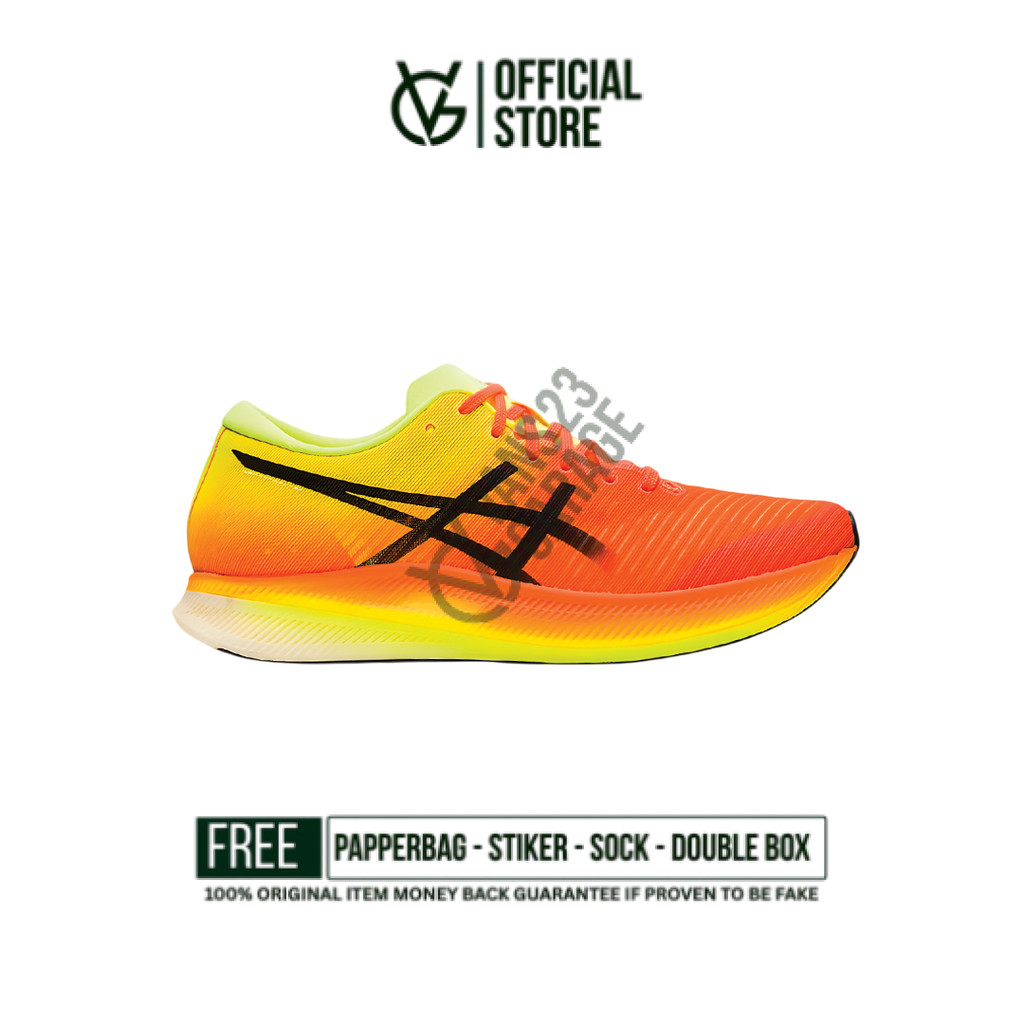 Sepatu Sneakers Asics Metaspeed Edge Orange Original BNIB Unisex