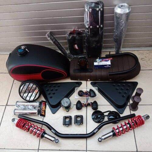 [GM] paket JAPSTYLE motor custom full set body plus sokbreker MOTOR CUSTOM Paket Tangki Motor