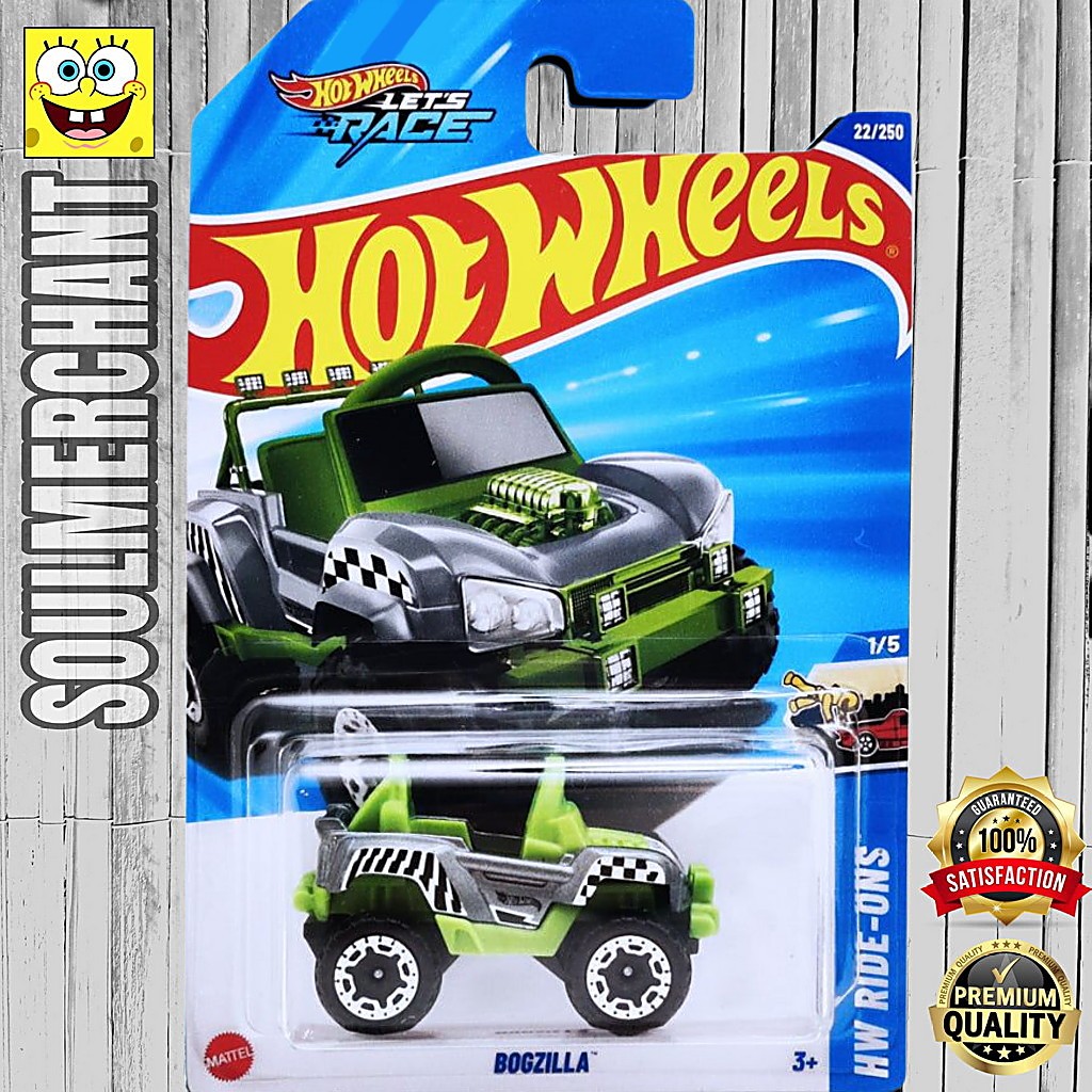 Hot Wheels Bogzilla Abu Diecast Mobil Offroad Minifig