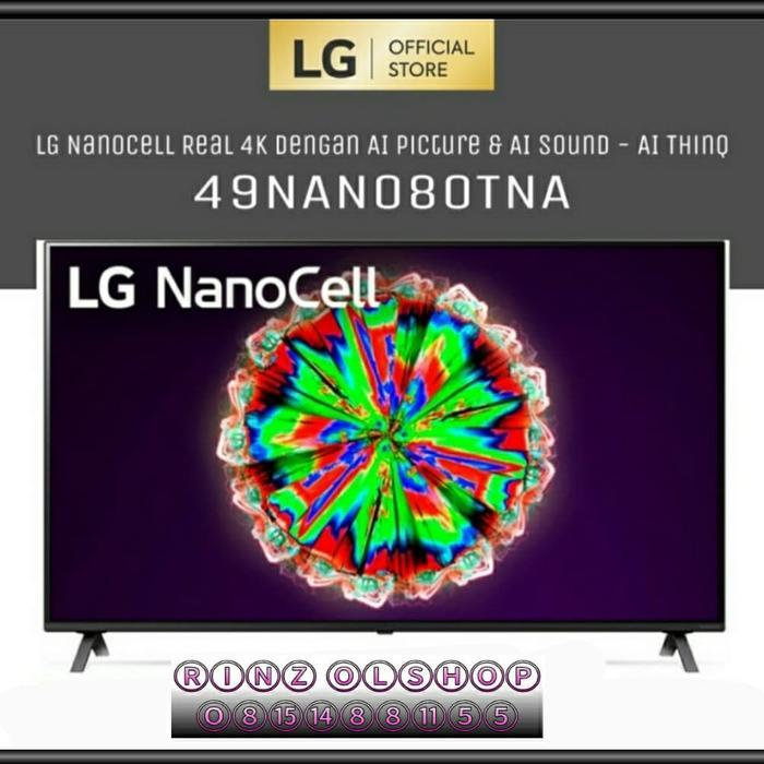 LED TV LG 49NANO80 SMART TV UHD 4K NANO CELL AI THINQ 49NANO80TNA
