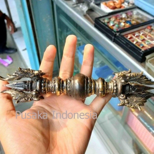 Braja Vajra Dewa Siwa Kuningan Hitam Antik Dijamin Paling Murah Seindonesia PI8776