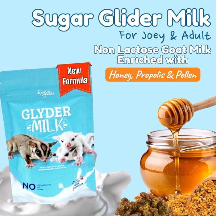 GLYDER MILK 50g SUSU SUGAR GLIDER SUSU HAMSTER SUSU HEWAN KECIL SUSU JOEY SUGARGLIDER SUSU HEWAN NON