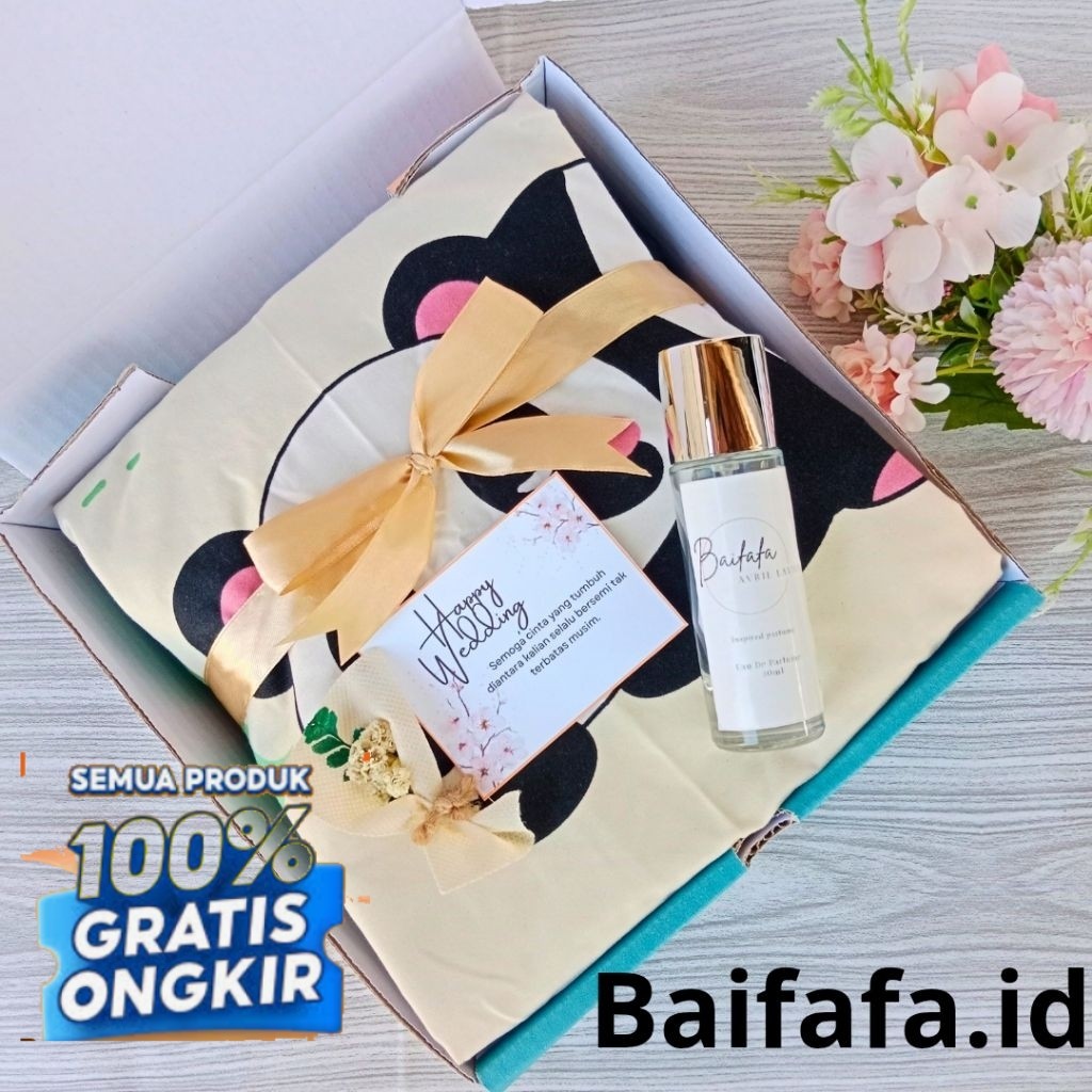 Hampers Sprei / Hadiah ulangtahun/ Wedding Gift Box / Kado Sprei / Kado Nikahan Kado Pernikahan / Ha