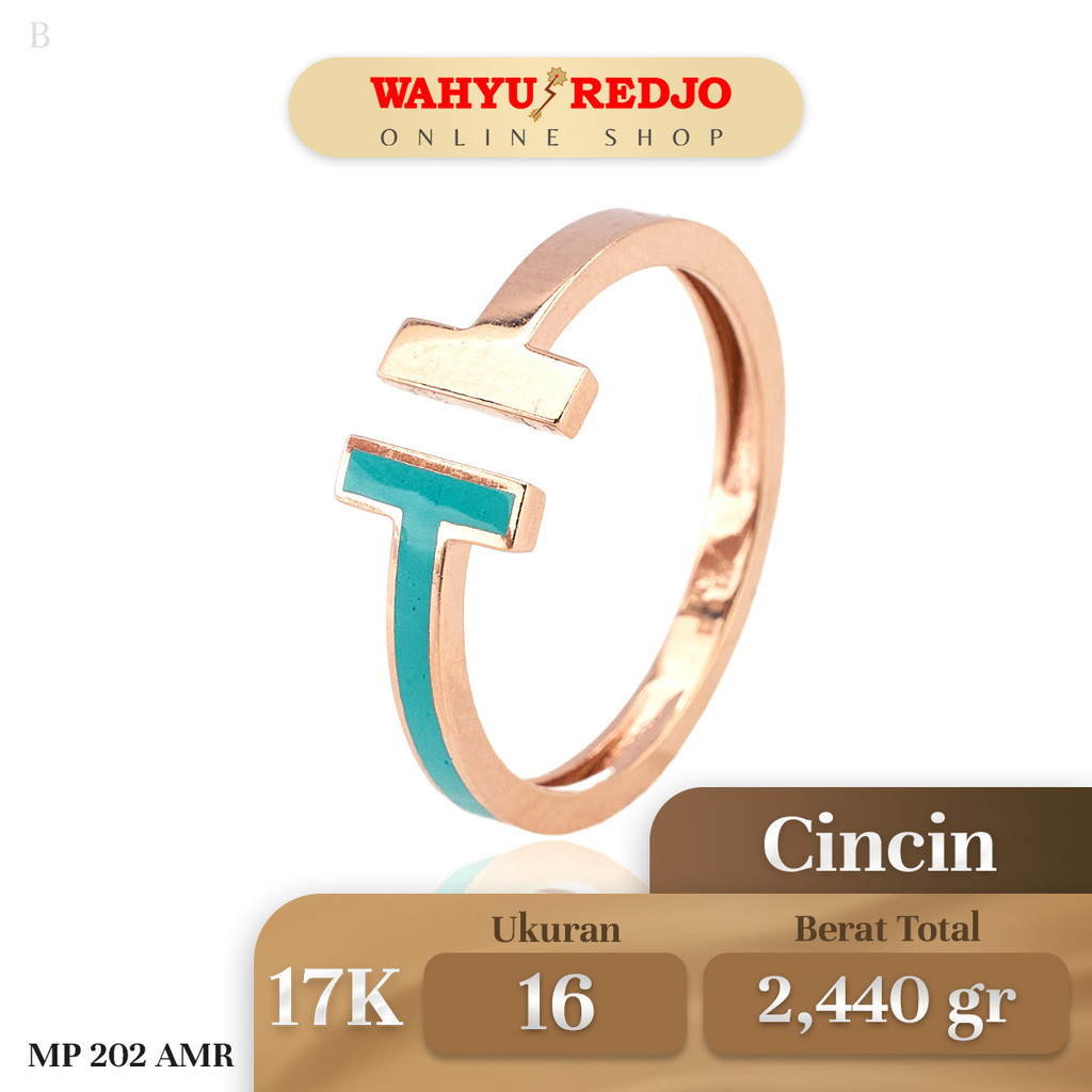 Cincin Emas AMR Kadar 17K Wahyu Redjo CC-17K-30645789-PMR