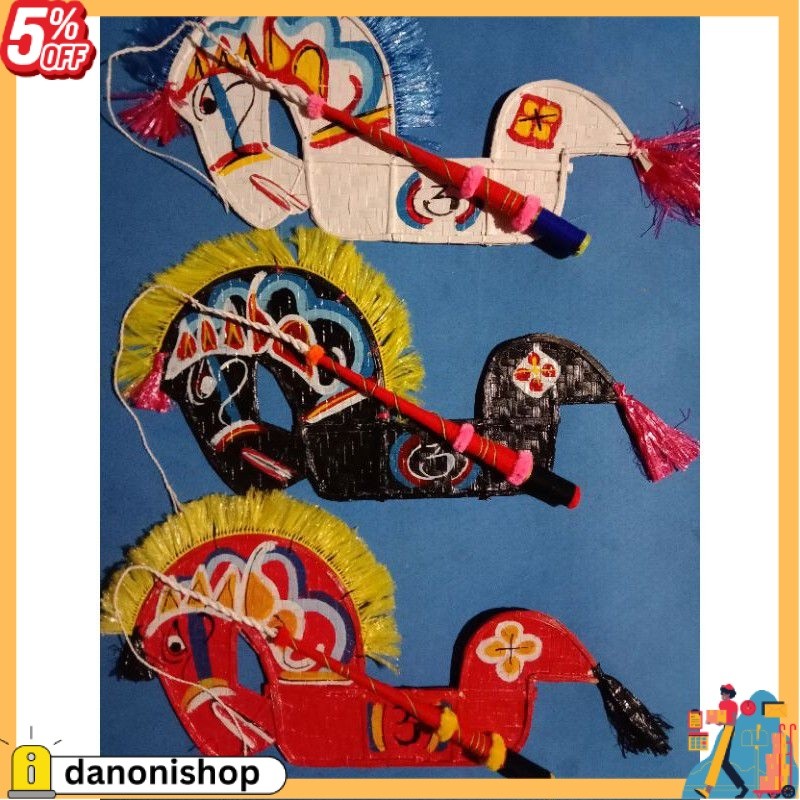 NEW (KIRIM CEPAT) KUDA LUMPING JARANAN ANAK BONUS CAMBUK TANGGUNG CAMBUK JUPE PRENTUL PECUT NJALIN D