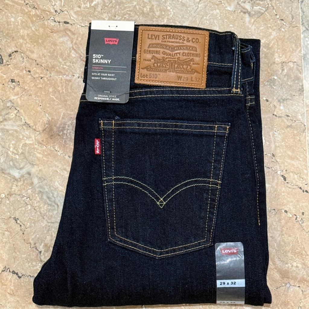 celana Panjang Jeans Pria Levis 510 Original Skinny Stretch Rinse 05510-0736