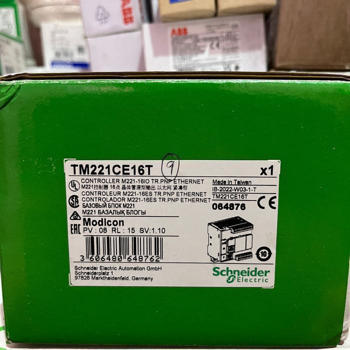SCHNEIDER PLC MODICON M221 16 I/O TRANSISTOR ETHERNET-TM221CE16T