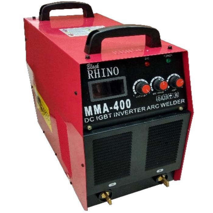 black rhino inverter Mesin las rhino travo las rhino MMA 400A 3phase