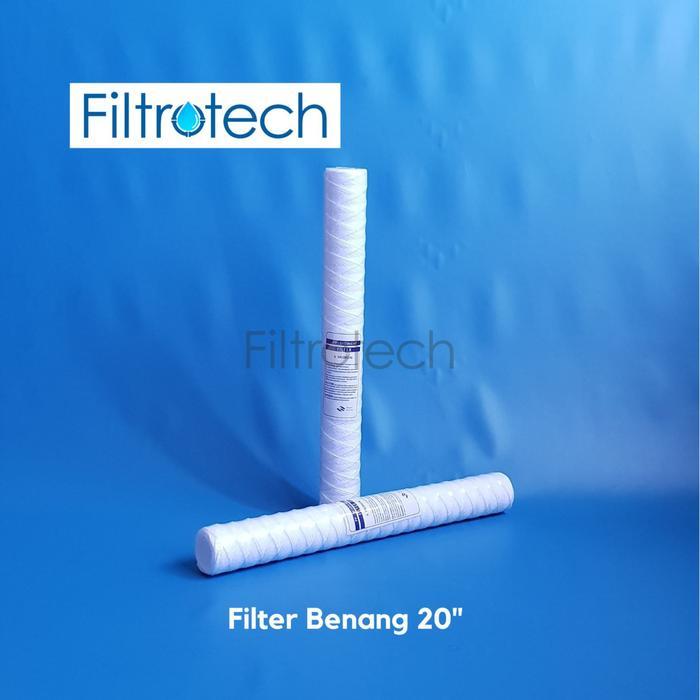 Filter Cartridge Benang String Wound 20 inch - Cartridge Filter Air String Wound 20 inch