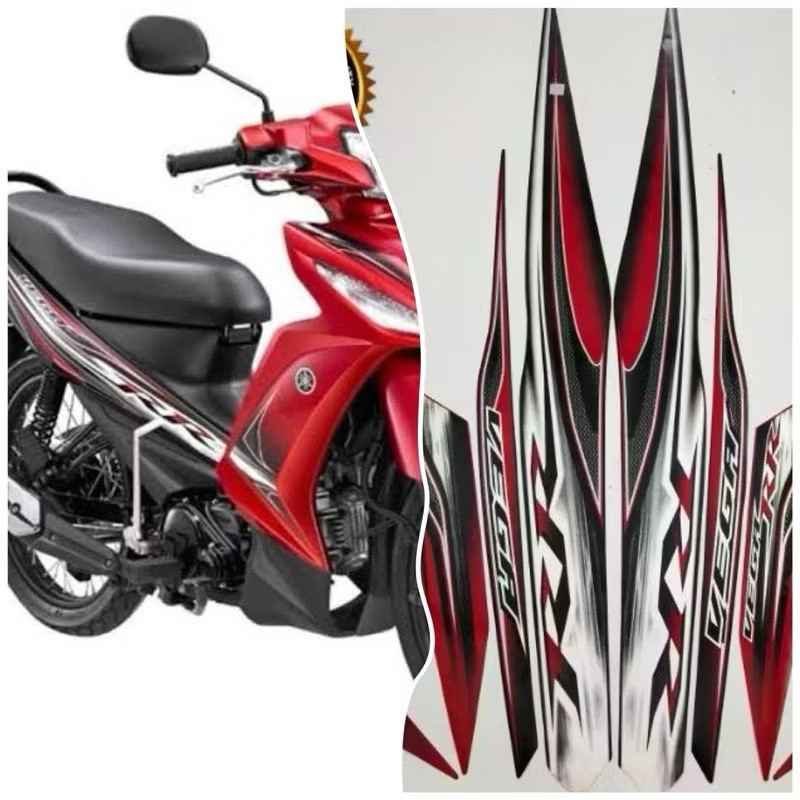 STIKER STRIPING YAMAHA VEGA RR 2013 2014