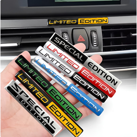 Car Stickers LIMITED EDITION Emblem 3D Aluminum Motorcycle SPECIAL Badge For volvo v40 golf mk2 mg z