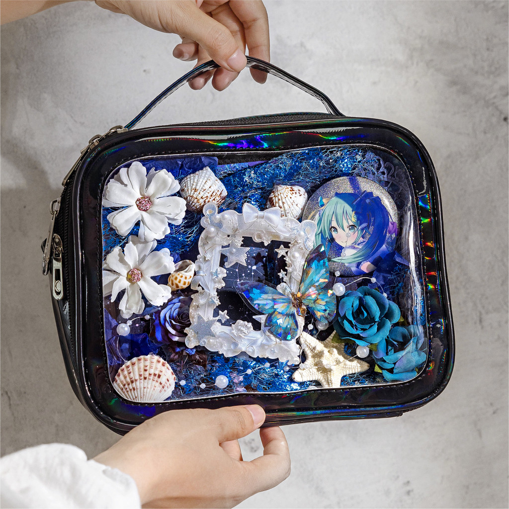 [HARU] 30pcs Art Scrap Book DIY Itabag Material Aksesoris Dekorasi Itabag Lucu Lengkap Bag Accessori