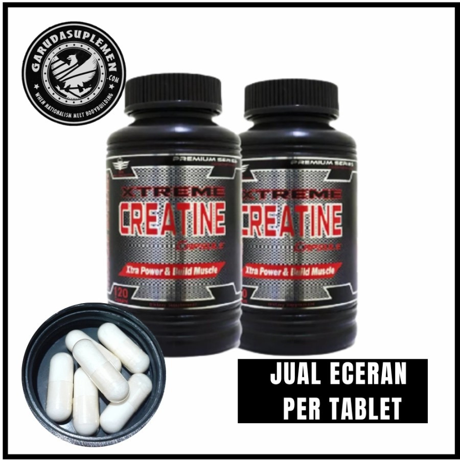 (Bonus Botol) Bxn Xtreme Extreme Creatine Monohydrate 30 Caps (Eceran)