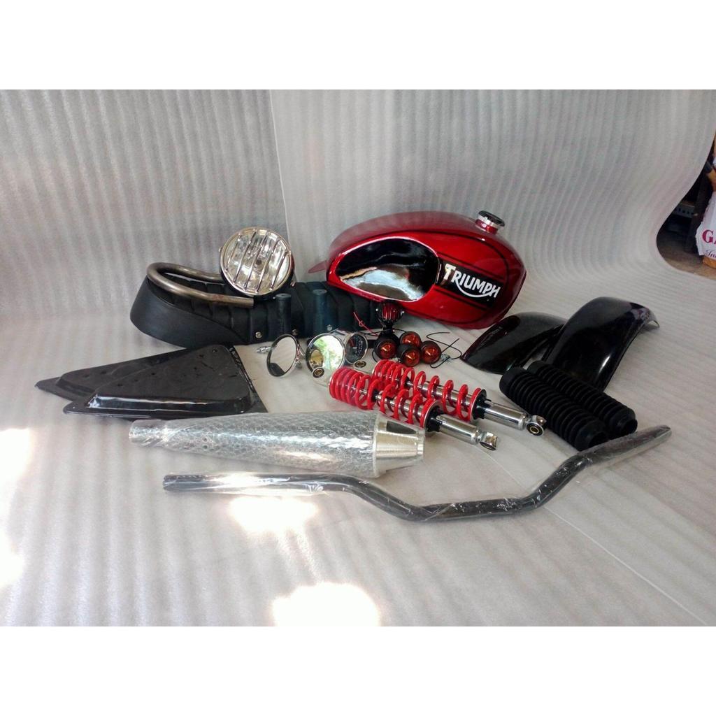 [GM] full set paket japstyle motor custom pnp Tiger Mega pro cb thunder bison MOTOR CUSTOM Paket Tan