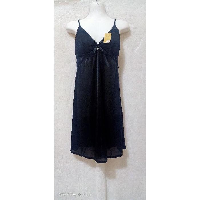 Baju Tidur Wanita Satin Halus Premium Lingerie Tally 2905 - Putih