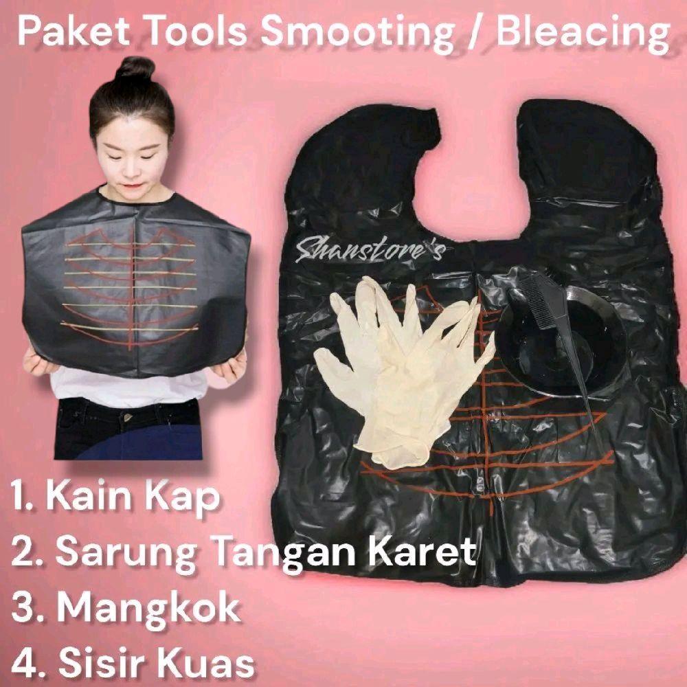 Paket Peralatan Smooting & Bleaching Rambut Treatment Hair Care - Cat Cairan Sisir Kuas